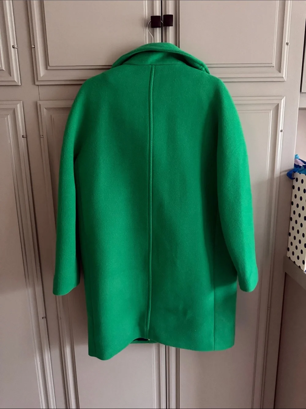 J. Crew Vibrant Green Wool Pea Coat - Picture 3 of 3